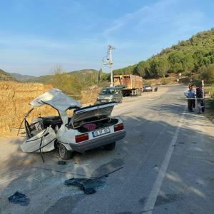 Balıkesir’de takla atan otomobilin sürücüsü öldü