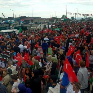 Gazze’ye insani yardım ulaştırmak isteyen filoya Akçakoca’dan destek