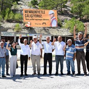 Mersin Büyükşehir’den Mut kırsalına nefes aldıran yol yatırımı
