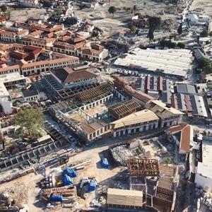 Antakya’da Ayakkabıcılar Çarşısı inşası sürüyor