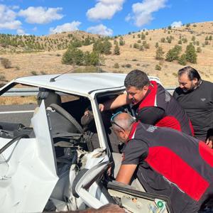 Nevşehir’de iki otomobil çarpıştı: 4 yaralı