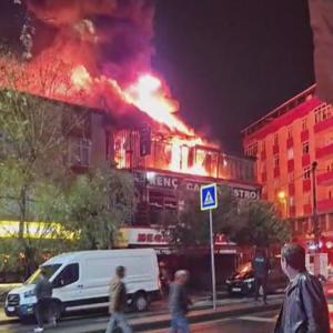 İstanbul - Sultangazide kafe alev alev yandı