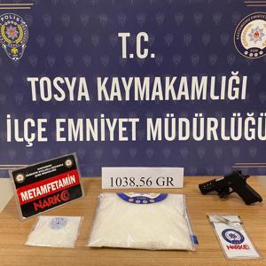 Kastamonuda 1 kilo 38 gram metamfetamin ele geçirildi: 1 tutuklama