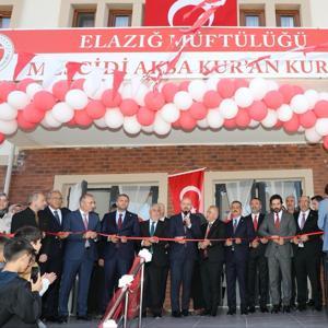 Bilal Erdoğan Elazığ’da Kur’an kursu açılışına katıldı