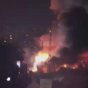 İstanbul - Küçükçekmecede halı yıkama atölyesinde yangın