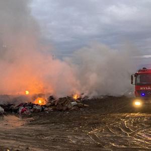 Ordu’da atık toplama merkezinde çıkan yangın söndürüldü