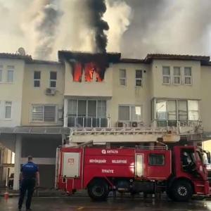 Korkutan yangın büyümeden söndürüldü
