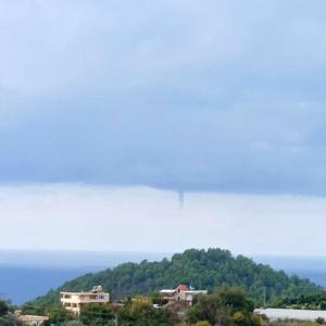 Alanya’da denizde hortum çıktı