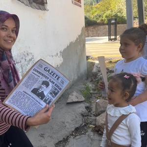 Öğrencilerden 29 Ekim kutlaması