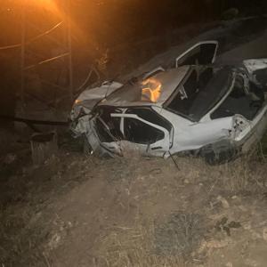 Otomobil, şarampole uçtu: 1 ölü, 3 yaralı