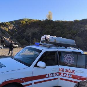 Bingöl’de hafif ticari araç takla attı: 5 yaralı