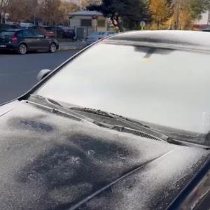 Ardahan’da hava eksi 10 dereceye düştü, kırağı oluştu