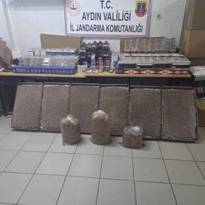Aydın’da 1 milyon 400 bin TL kaçak tütün ele geçirildi