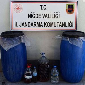Bor’da 322  litre sahte içki ele geçirildi