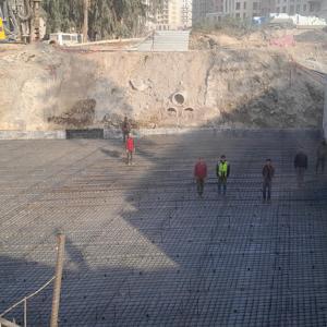 Şantiyede Ataya saygı