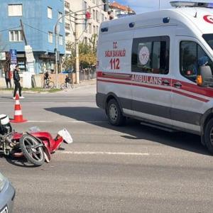 Tavşanlı’da otomobil ile motosiklet çarpıştı; 2 yaralı