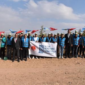 Niğde’de 5 bin fidan toprakla buluşturuldu