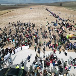 Odunpazarı’nda 20 bin fidanın dikimi gerçekleştirildi