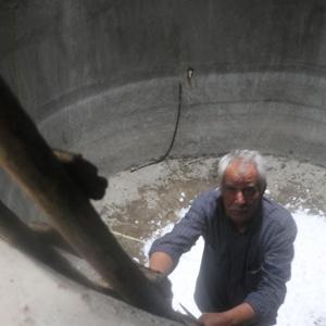 Yazın serinleyebilmek için kar doldurulan kuyularda hazırlıklar başladı