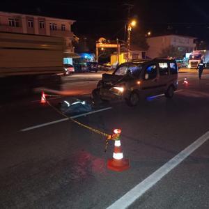 Hafif ticari aracın çarptığı yaya, öldü