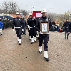 Şehit polis memuru, son yolculuğuna uğurlandı