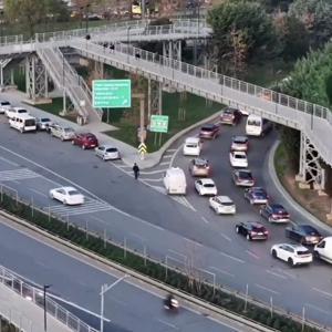 İstanbul-Beykozda dron destekli trafik denetimi: 32 sürücüye 69 bin lira ceza