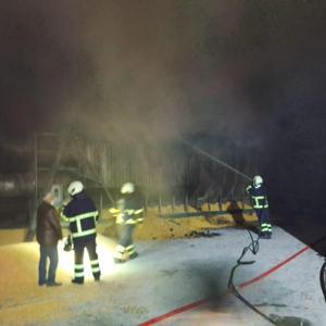 Mardinde mısır kurutma fabrikasında yangın