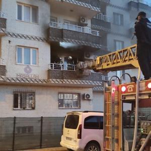 Mardin’de çıkan yangında ev kullanılamaz hale geldi