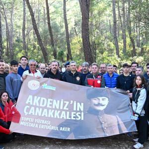 Yüzbaşı Aker ve silah arkadaşları Kemerde anıldı