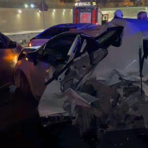 İstanbul -Çekmeköy’de 7 aracın karıştığı zincirleme kaza: 7 kişi yaralandı