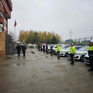 Emniyete tahsis edilen yeni araçlar hizmete alındı