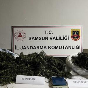 Samsun’da uyuşturucu operasyonu: 3,5 kilo kubar esrar ele geçirildi