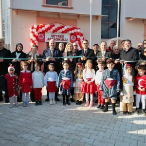 Seyrek Anaokulu törenle hizmete açıldı