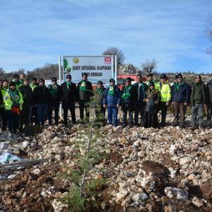 Şehit Ertuğrul Ulupınar Sedir Ormanı oluşturuldu