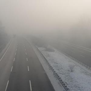 Anadolu Otoyolunun Düzce geçişinde sis etkili oldu