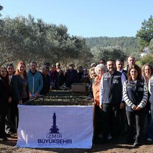 Mendereste kadın üreticilere salep fidanı desteği