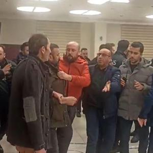 Kayseri’de ilçe esnaf sanatkarlar odası seçimlerinde arbede