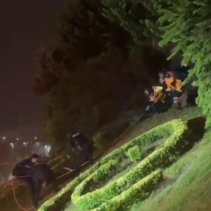 İstanbul - Zeytinburnunda devrilen ağacın altında kalan kişi hastaneye kaldırıldı