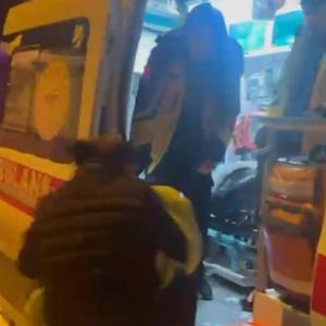 Yolu kapalı köyde rahatsızlanan bebek için ekipler seferber oldu