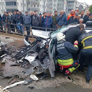 Ordu’da otomobiller çarpıştı; 2si çocuk, 5 yaralı