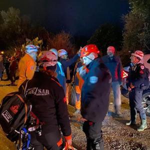 Muğla’da taşan derede mahsur kalan kişi, kurtarıldı