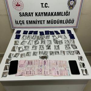 Saray’da uyuşturucu operasyonu; 2 tutuklama
