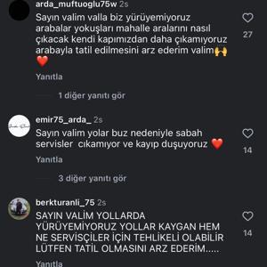 Vali Çiçekli’den öğrencilerin tatil talebine olumlu cevap