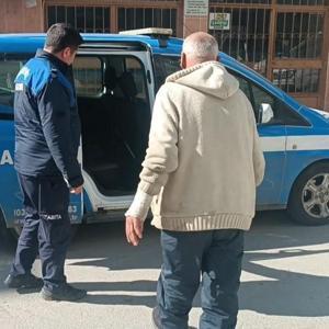 Yangın mağduru, otele yerleştirildi