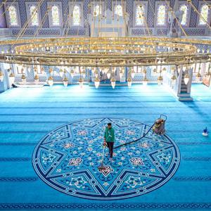 Mersin’de Ramazan ayı öncesinde ibadethanelere temizlik