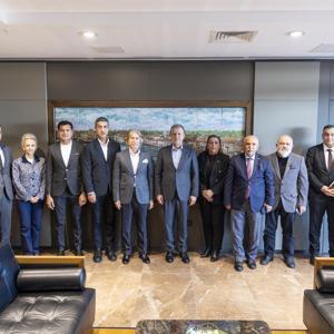 Başkan Seçer, EMITT 2026 katılımcı heyeti ile bir araya geldi