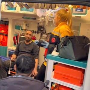 İş merkezinde yangın; 1 kişi dumandan etkilendi