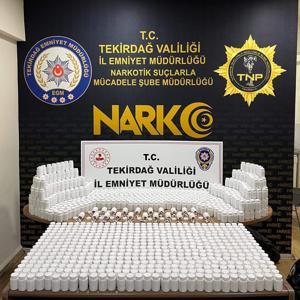 Tekirdağda 81 bin 700 hapla yakalanan torbacı tutuklandı