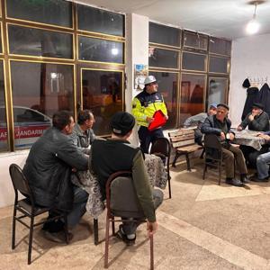 Edirne’de jandarmadan sürücülere trafik eğitimi