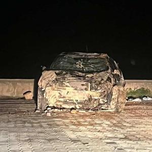 Mazıdağı’nda otomobil takla attı: 2 yaralı